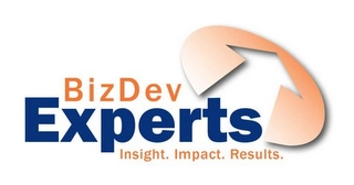 BIZDEV EXPERTS INSIGHT. IMPACT. RESULTS. Trademark Image