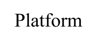 PLATFORM Trademark Image
