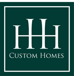 HHH CUSTOM HOMES Trademark Image