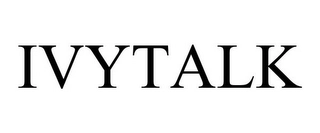 IVYTALK Trademark Image