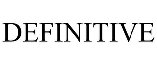 DEFINITIVE Trademark Image