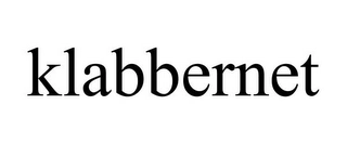 KLABBERNET Trademark Image