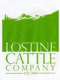 LOSTINE CATTLE COMPANY EST. 2008 Trademark Image