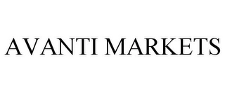 AVANTI MARKETS Trademark Image