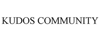 KUDOS COMMUNITY Trademark Image