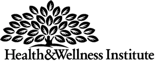 HEALTH&WELLNESS INSTITUTE Trademark Image