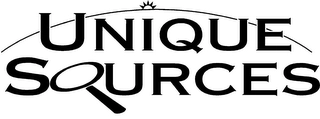UNIQUE SOURCES Trademark Image