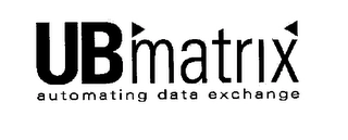 UBMATRIX AUTOMATING DATA EXCHANGE Trademark Image