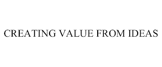 CREATING VALUE FROM IDEAS Trademark Image