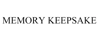 MEMORY KEEPSAKE Trademark Image
