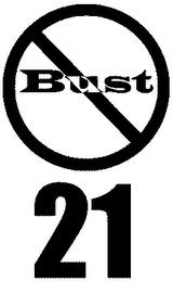 NO BUST 21 Trademark Image