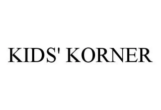 KIDS' KORNER Trademark Image