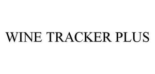 WINE TRACKER PLUS Trademark Image