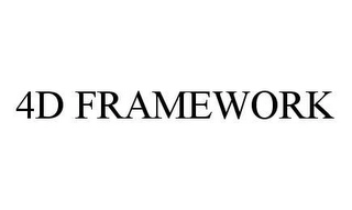 4D FRAMEWORK Trademark Image