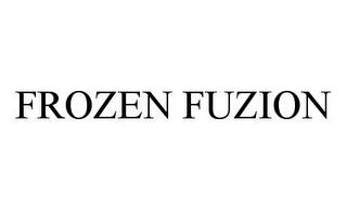 FROZEN FUZION Trademark Image