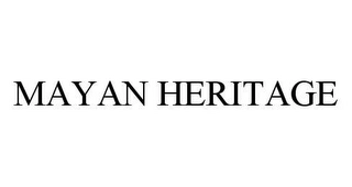 MAYAN HERITAGE Trademark Image