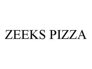 ZEEKS PIZZA Trademark Image