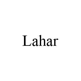 LAHAR Trademark Image