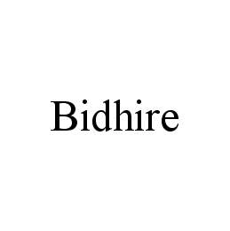 BIDHIRE Trademark Image