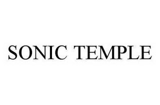 SONIC TEMPLE Trademark Image