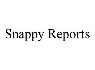 SNAPPY REPORTS Trademark Image
