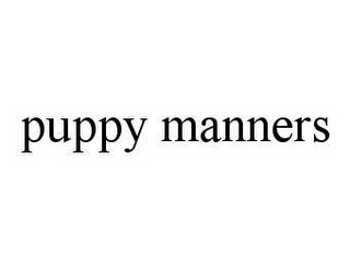 PUPPY MANNERS Trademark Image