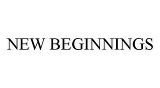 NEW BEGINNINGS Trademark Image