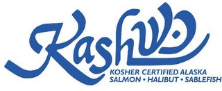 KASH KOSHER CERTIFIED ALASKA SALMON HALIBUT SABLEFISH Trademark Image