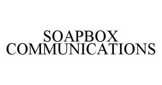 SOAPBOX COMMUNICATIONS Trademark Image