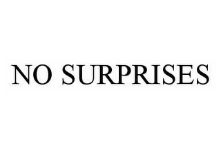 NO SURPRISES Trademark Image