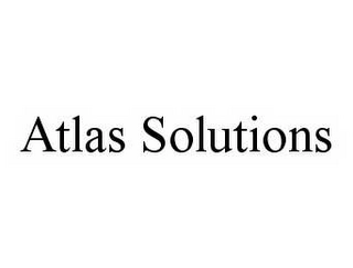ATLAS SOLUTIONS Trademark Image