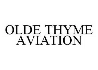 OLDE THYME AVIATION Trademark Image
