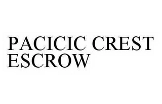 PACICIC CREST ESCROW Trademark Image