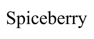 SPICEBERRY Trademark Image