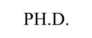 PH.D. Trademark Image
