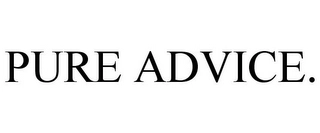 PURE ADVICE. Trademark Image