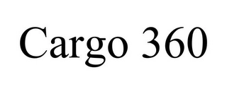 CARGO 360 Trademark Image