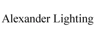 ALEXANDER LIGHTING Trademark Image