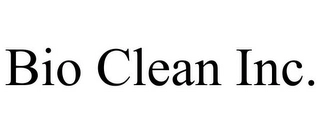 BIO CLEAN INC. Trademark Image