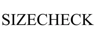 SIZECHECK Trademark Image