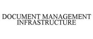 DOCUMENT MANAGEMENT INFRASTRUCTURE Trademark Image