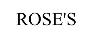 ROSE'S Trademark Image