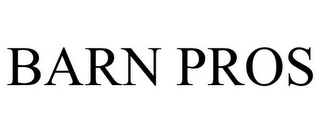 BARN PROS Trademark Image