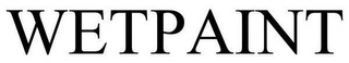 WETPAINT Trademark Image