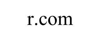 R.COM Trademark Image