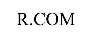 R.COM Trademark Image