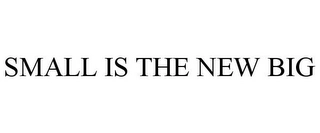 SMALL IS THE NEW BIG Trademark Image