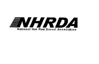 NHRDA NATIONAL HOT ROD DIESEL ASSOCIATION Trademark Image