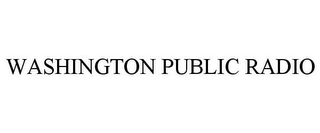 WASHINGTON PUBLIC RADIO Trademark Image