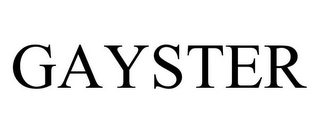 GAYSTER Trademark Image